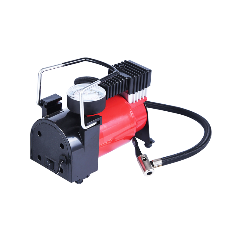 HC651B bärbar fordonsluftpump med tryckmätare