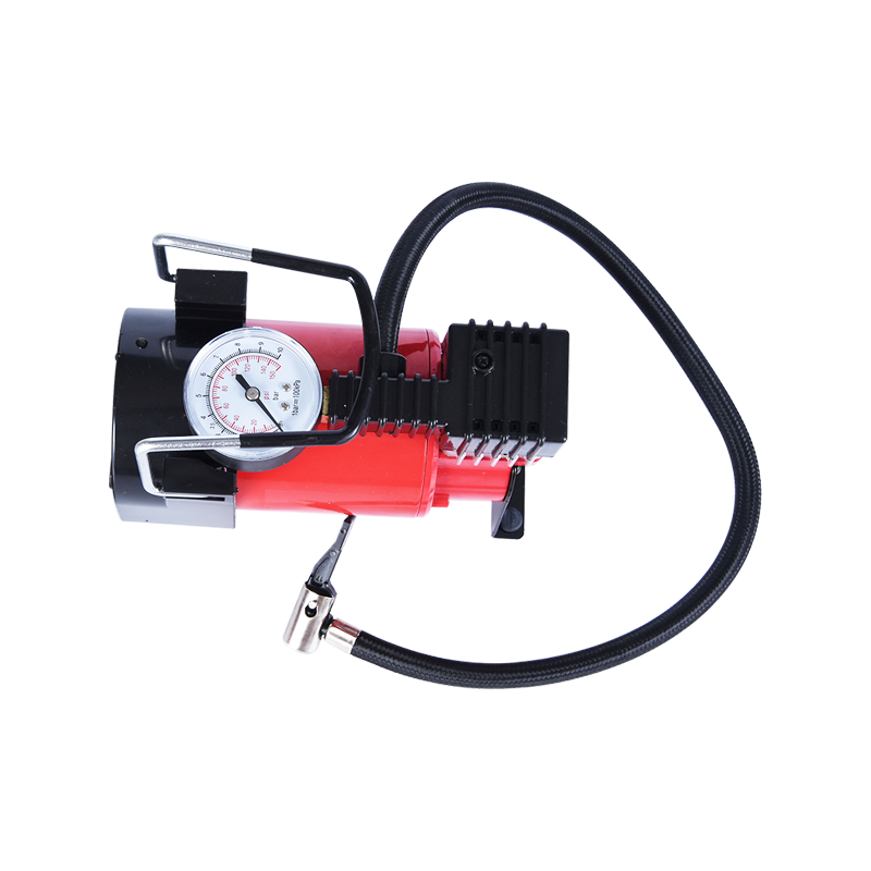 HC651B bärbar fordonsluftpump med tryckmätare